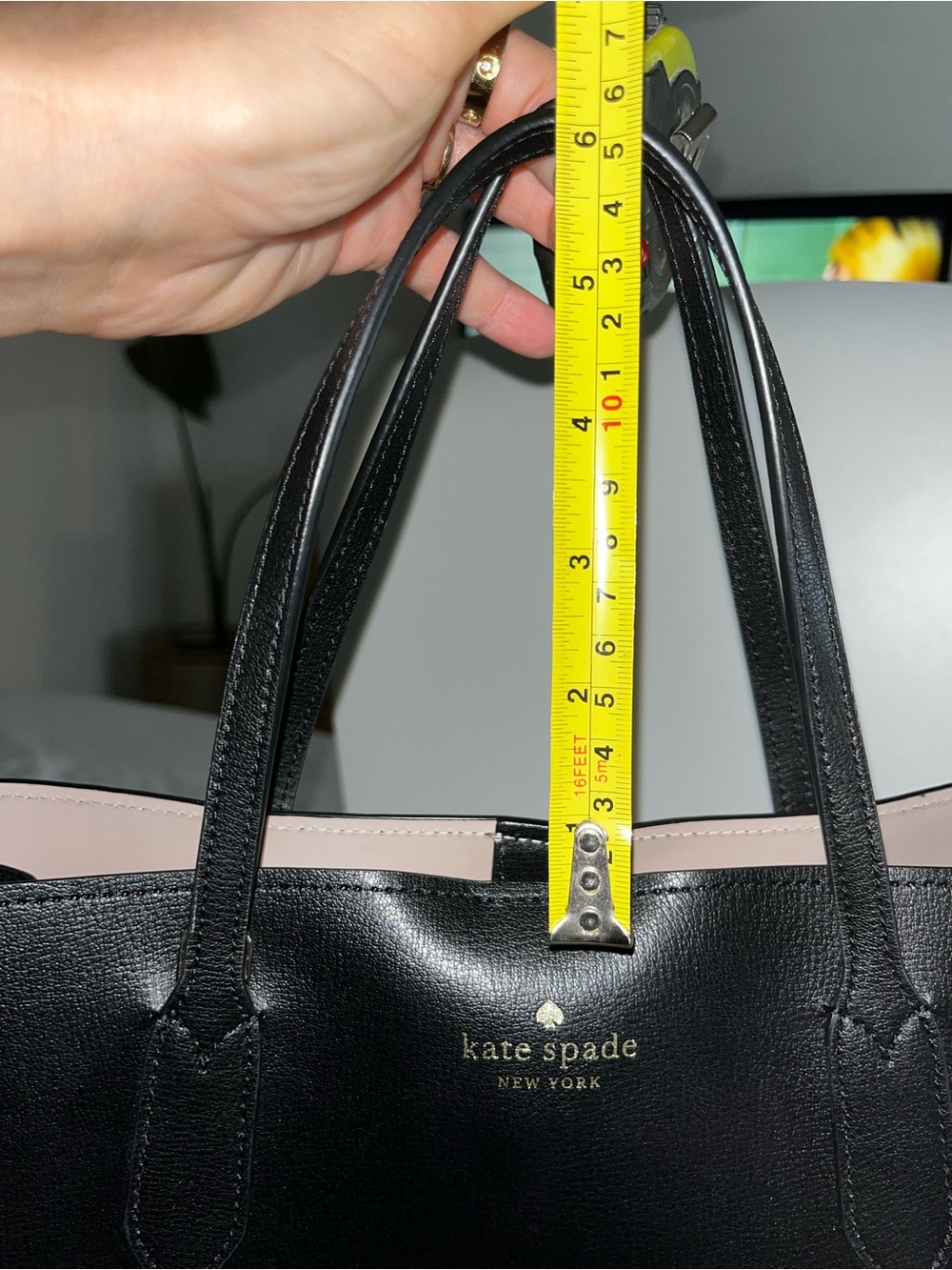 Kate Spade Classic Harper Black Leather Tote - Picture 10 of 12